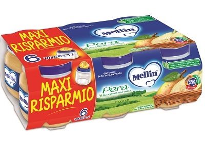 MELLIN OMOG PERA 6X100G