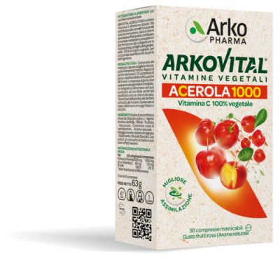 ARKOVITAL ACEROLA 1000 30CPR