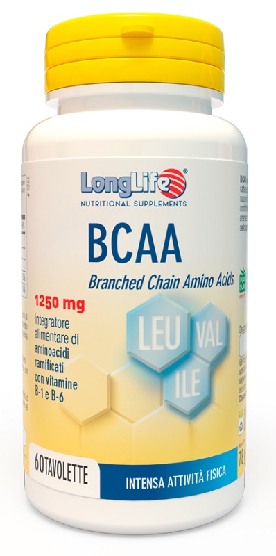 LONGLIFE BCAA 1250MG 60TAV