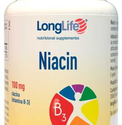 LONGLIFE NIACIN 100MG 100CPR