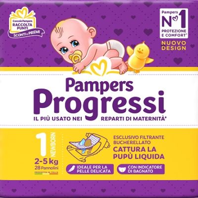 PAMPERS PROGRESSI NEWBORN 28PZ