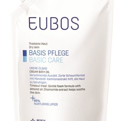 EUBOS OLIO BAGNO RICARICA400ML
