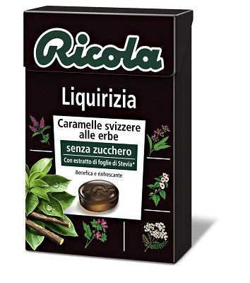 RICOLA LIQUIRIZIA S/ZUCCH 50G