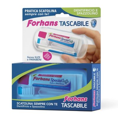 FORHANS SPAZ+DENTIF TRAVEL KIT