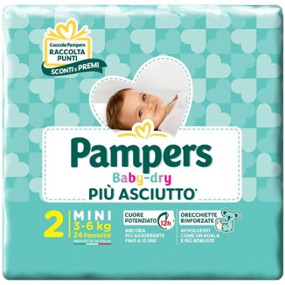 PAMPERS BD DOWNCOUNT MINI 24PZ