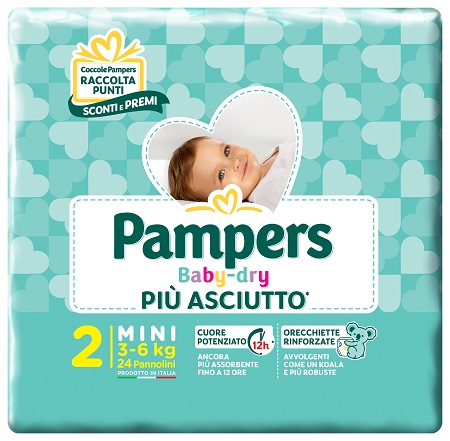 PAMPERS BD DOWNCOUNT MINI 24PZ