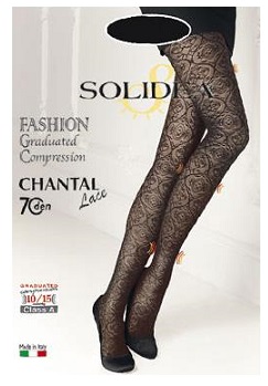 CHANTAL 70 LACE NERO 4-L