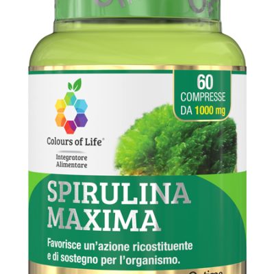 SPIRULINA MAXIMA 60CPR COLOURS