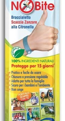 NO BITE BRACCIALE ANTIZANZARE