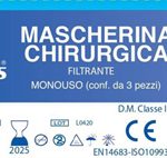 MASCHERINA CHIRURGICA 3PZ